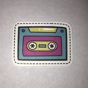 Retro Vintage Cassette Tape Sticker